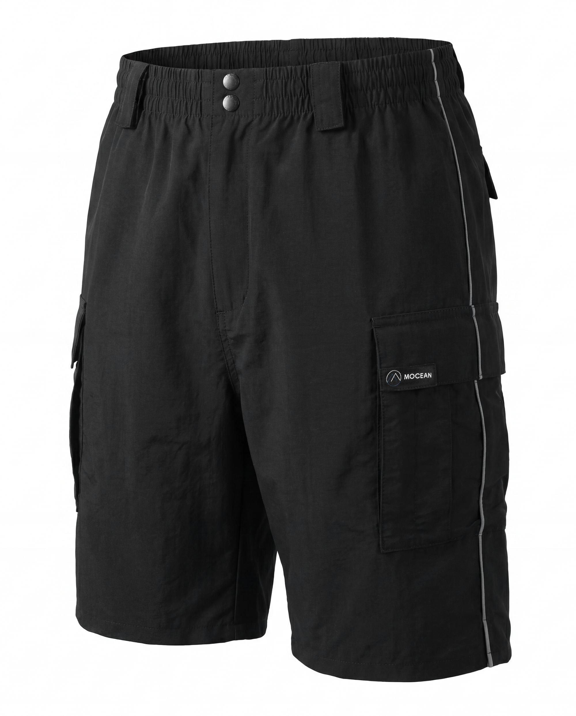 Mocean 1081 Piping Tactical Short Quick-Dry & Water-Repellent, Lightweight Mens Cargo Shorts Stretchable Work Shorts for Men