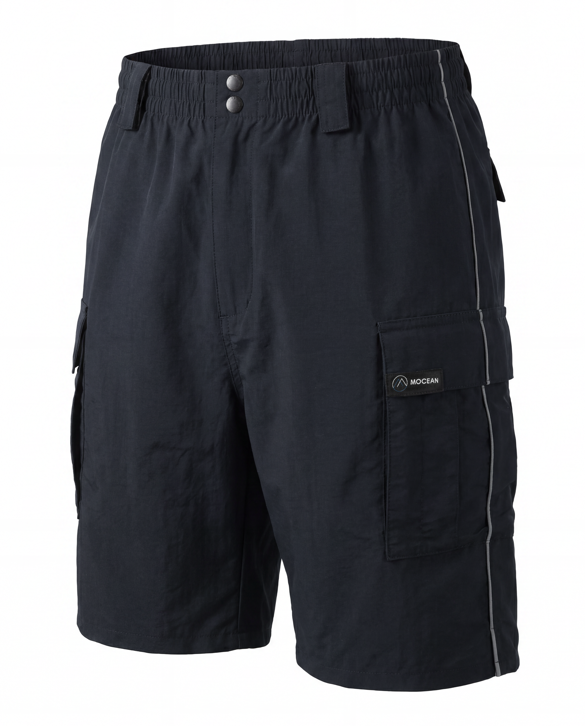 Mocean 1081 Piping Tactical Short Quick-Dry & Water-Repellent, Lightweight Mens Cargo Shorts Stretchable Work Shorts for Men