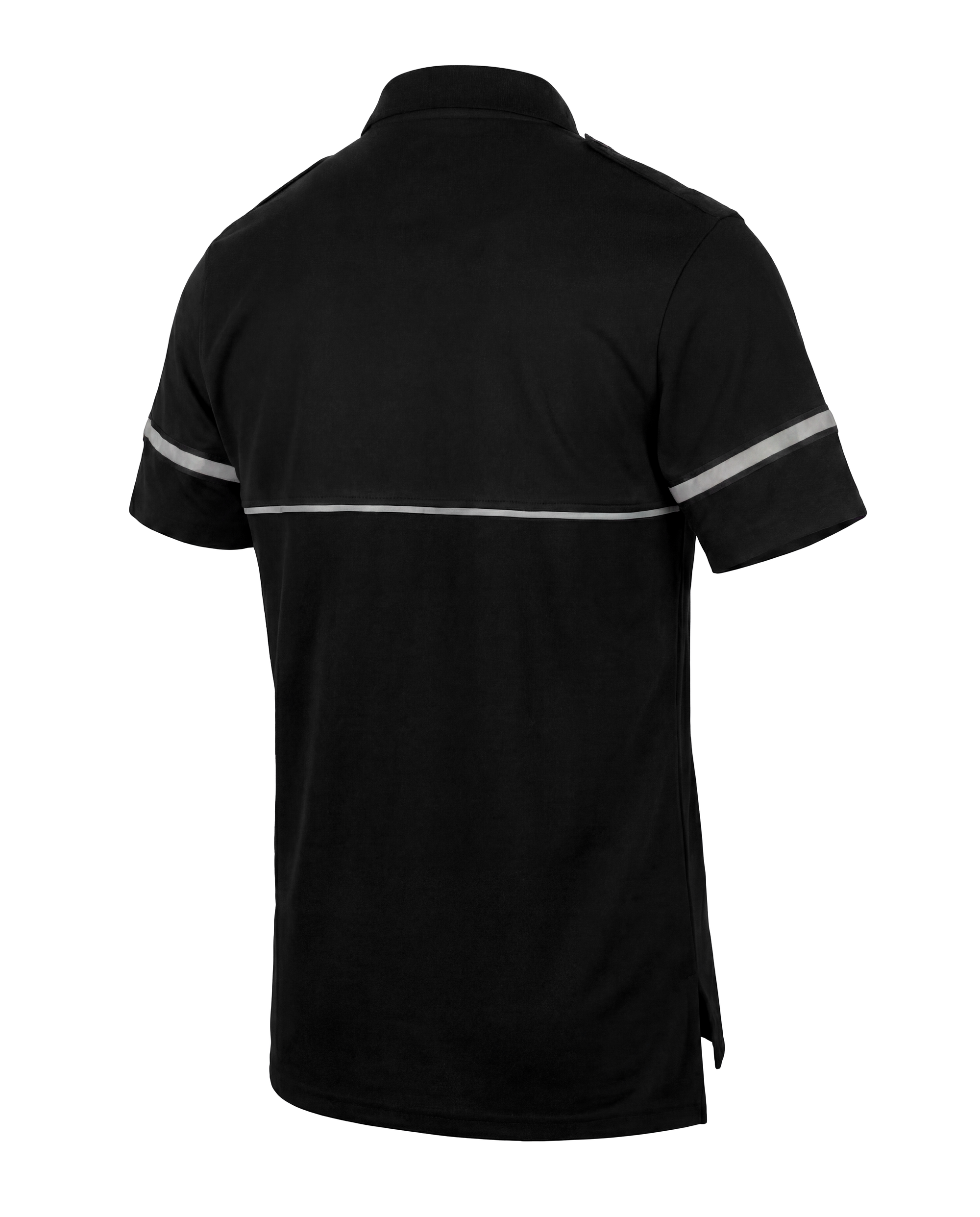 Mocean 354 Two-Tone Polo Safety Shirt for Men with Reflective Sleeves