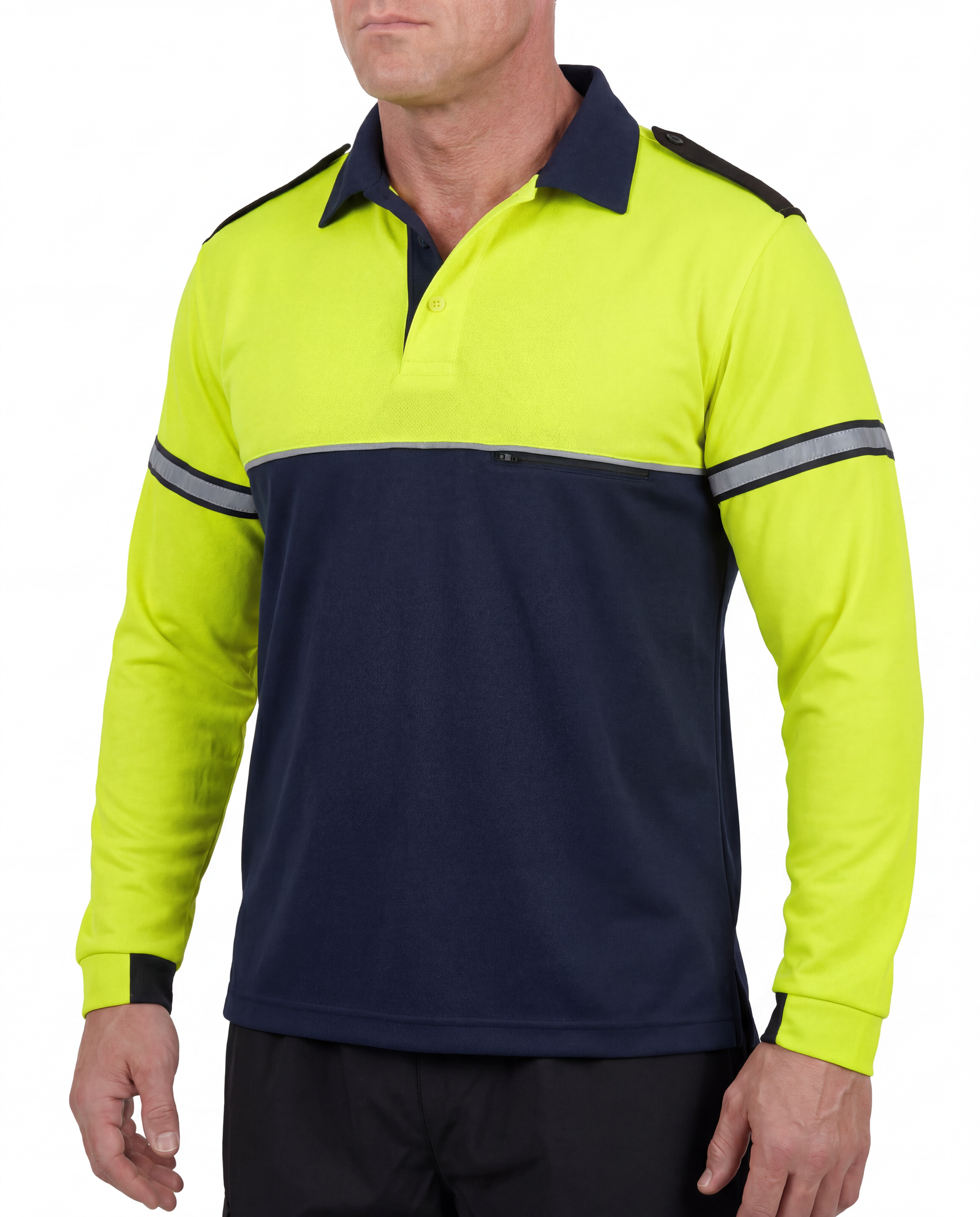 Mocean 355 Two-Tone Metro Piqué™ Polo with Integrated Mic Keepers