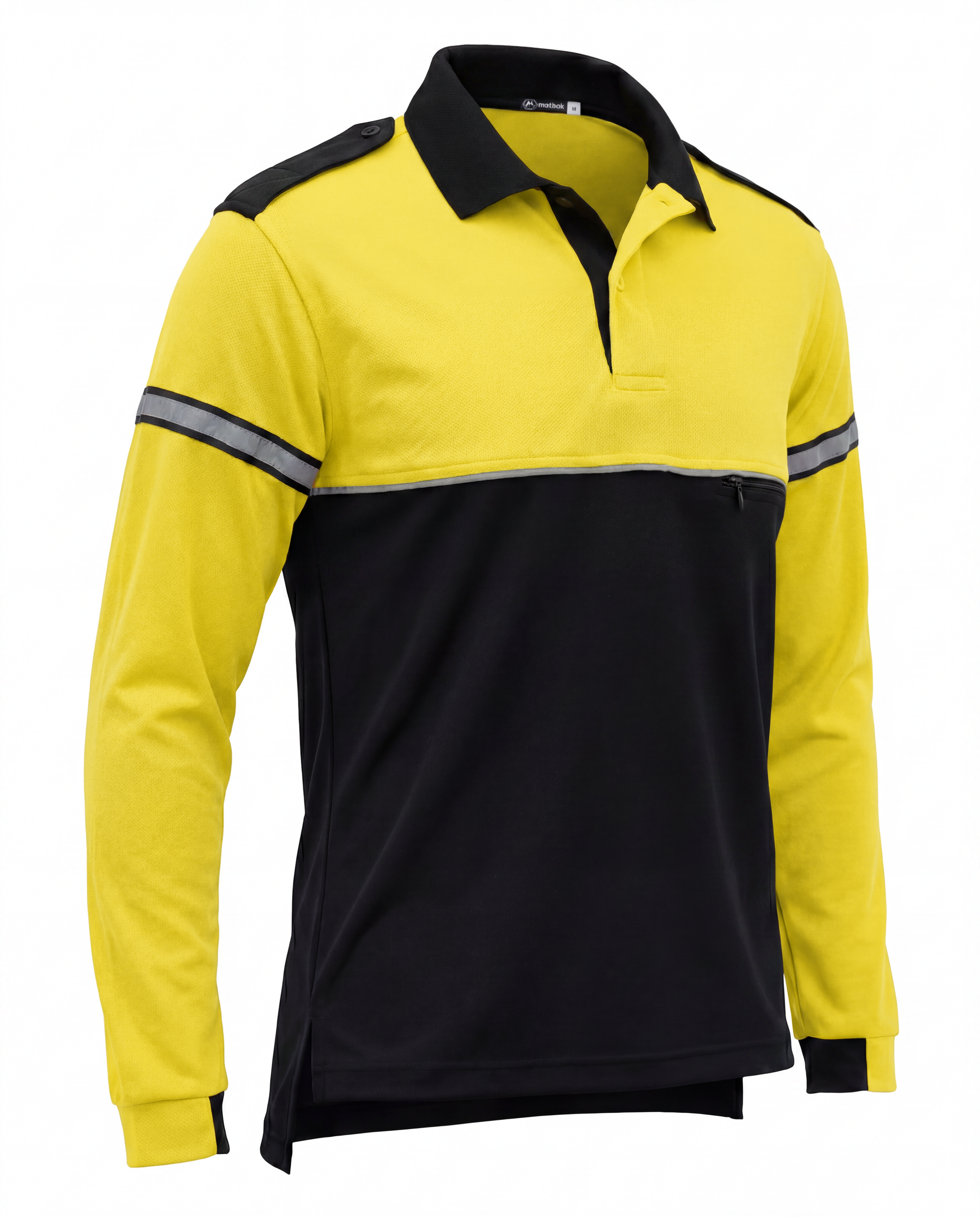Mocean 355 Two-Tone Metro Piqué™ Polo with Integrated Mic Keepers