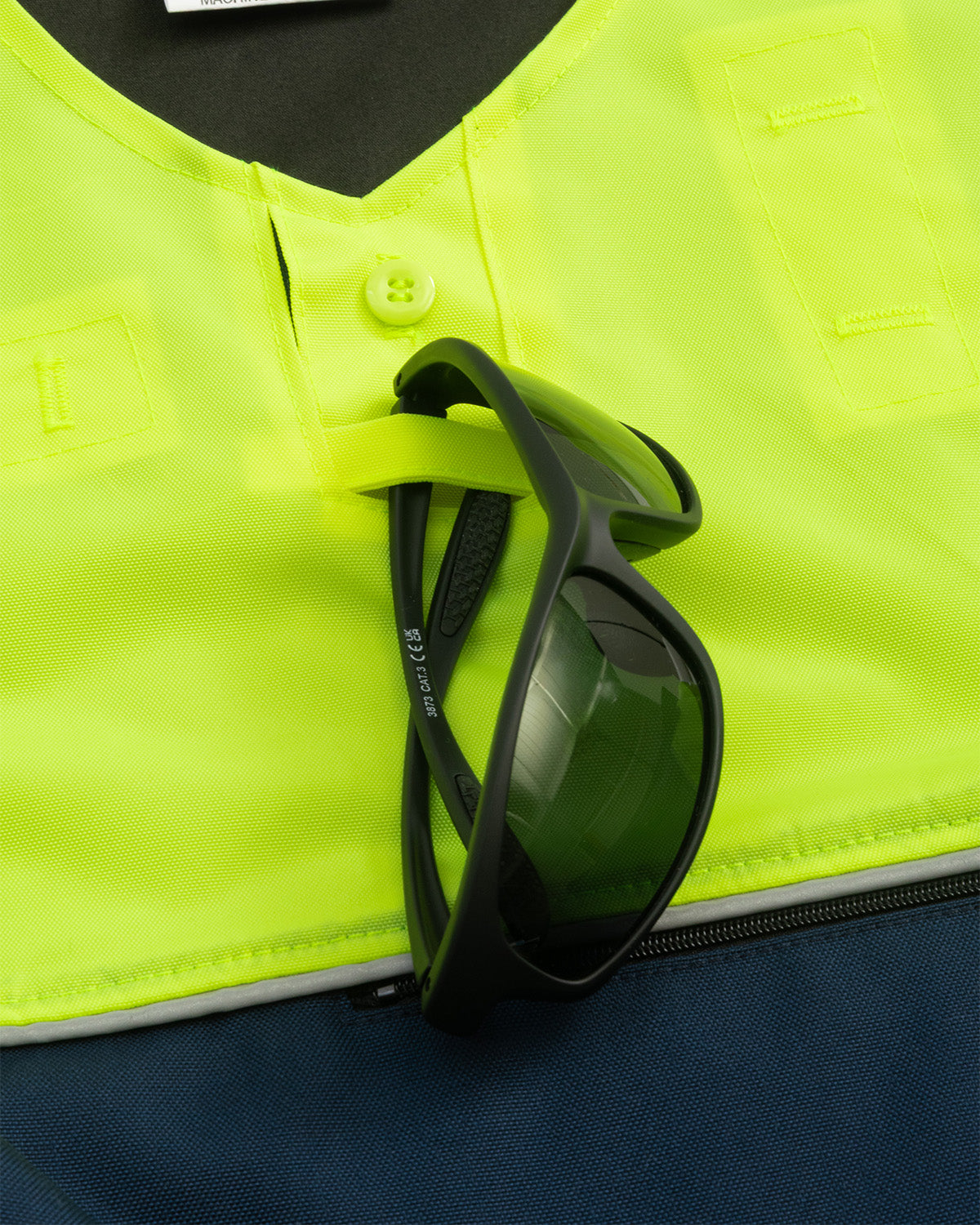 Mocean 0568 Cordura® External Vest Carrier Safety Vest for Men with Reflective Vest Piping, High Visibility Vest for Security