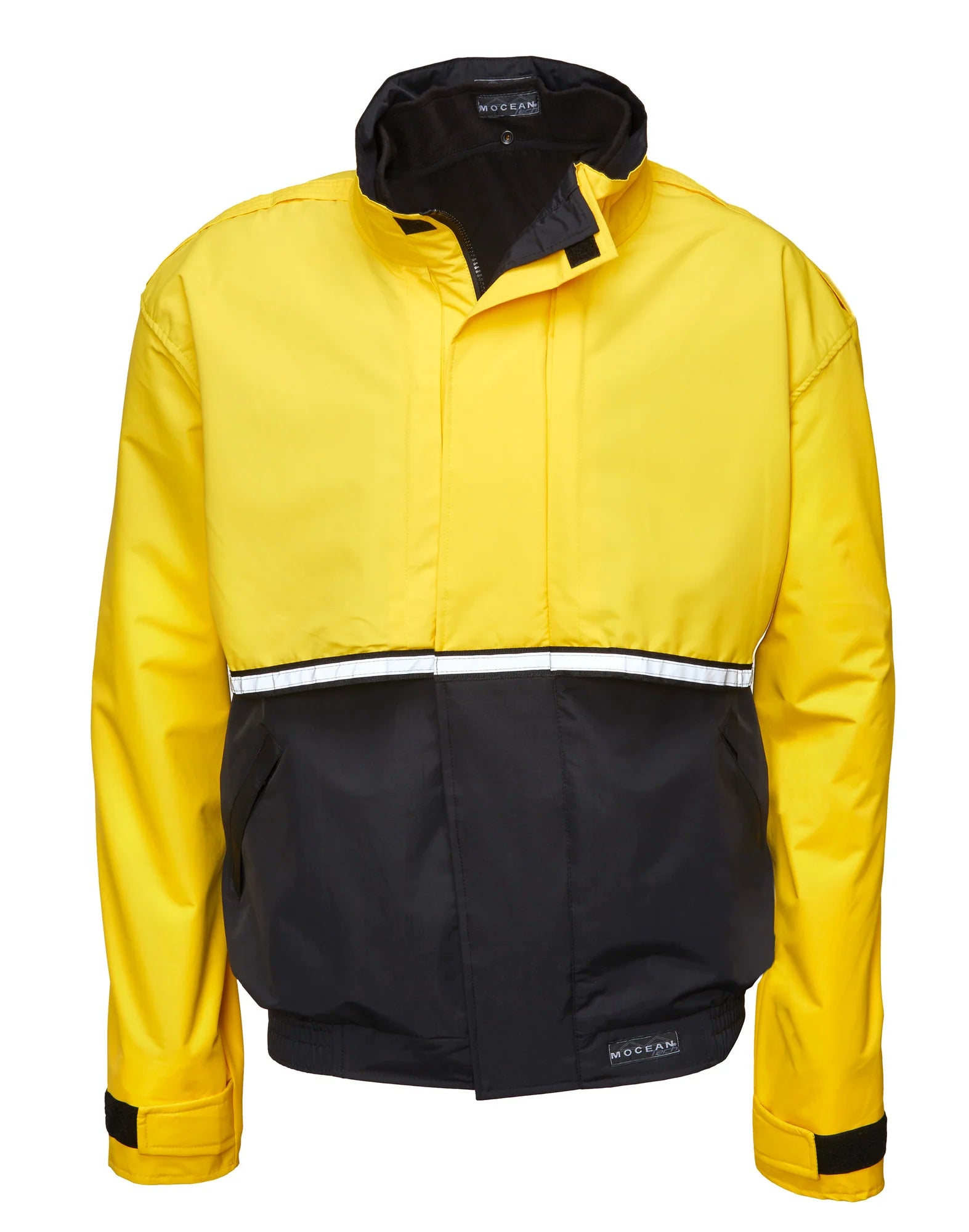 MOCEAN 6070 Tech Waterproof Rain Jacket Hiking Tactical Work Jackets for Men Women High Visibility Reflective Safety Jacket