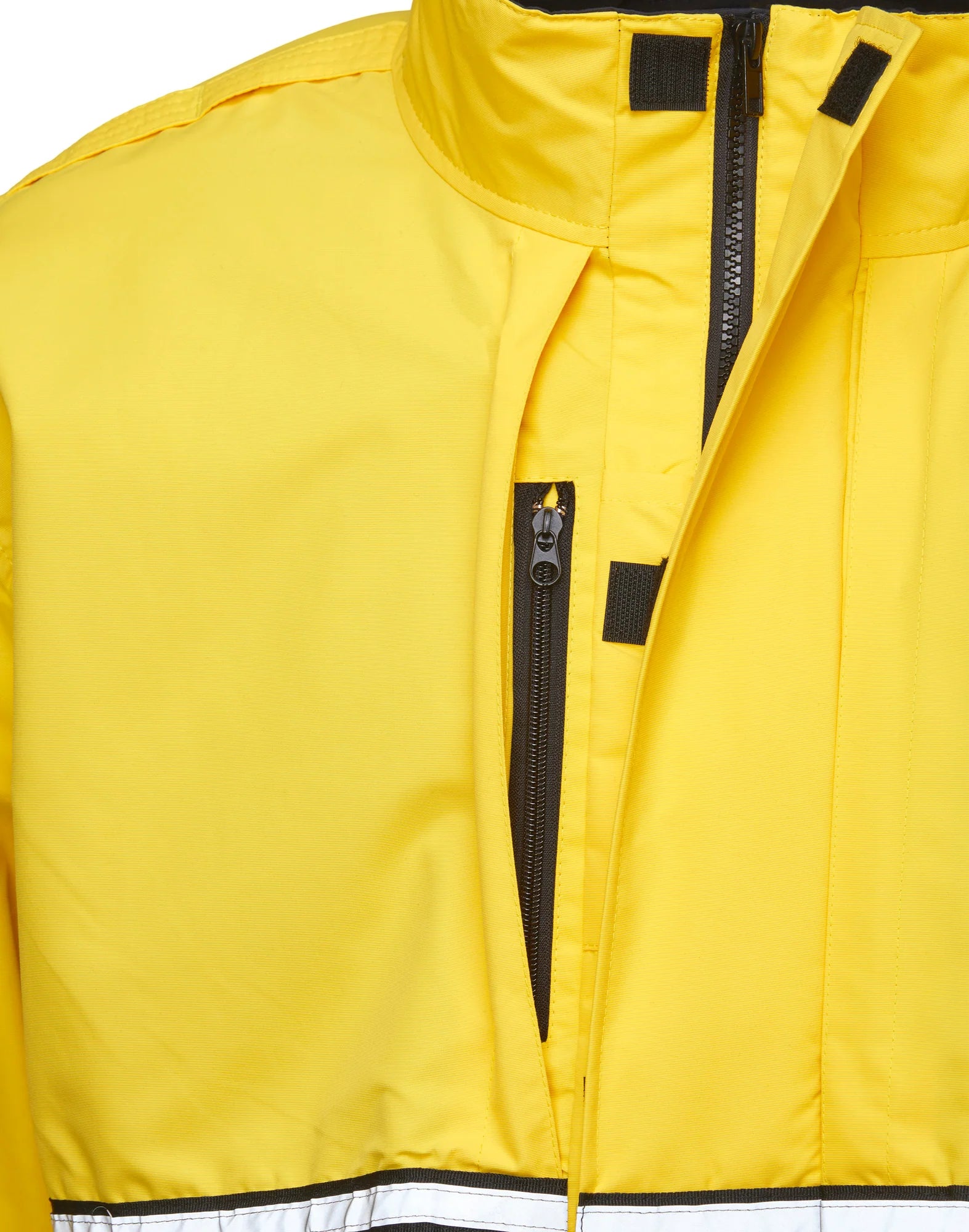 MOCEAN 6070 Tech Waterproof Rain Jacket Hiking Tactical Work Jackets for Men Women High Visibility Reflective Safety Jacket
