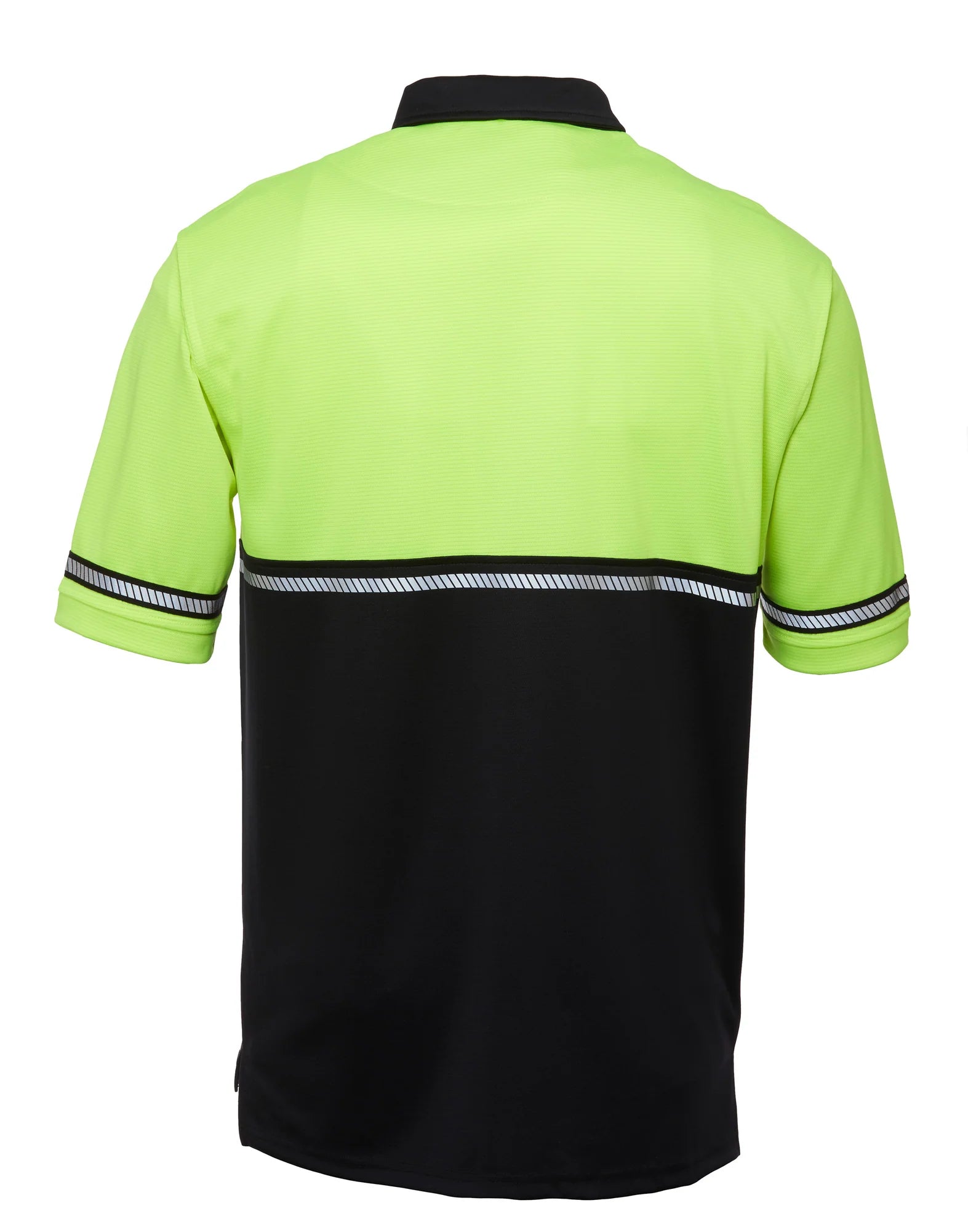 Mocean 402 Men’s Tech Mesh Polo Shirt Reflective Safety Uniform Tactical Shirt   Anti-Odor Hi Vis Shirts for Men